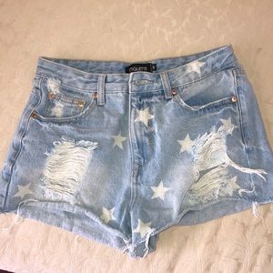Star Jean Shorts